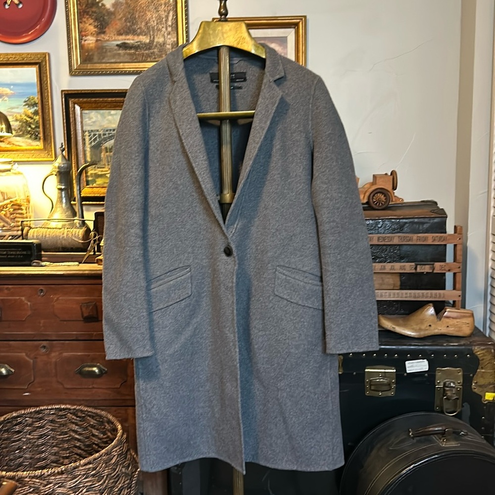 ZARA Grey Sweater Coat